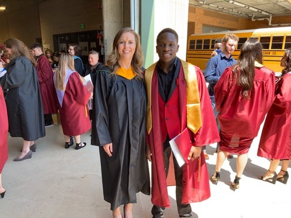 RunninRidersCC's tweet photo. Congratulations to these Senior Cross Country Captains on their graduation today! I am so proud of you two! You led the way to our historic season this year! Follow your heart and run towards your dreams! I will miss y'all! ❤🥇 #XC #Classof2021 #RiderNation #ProudCoach https://t.co/oJW2HYzlp2