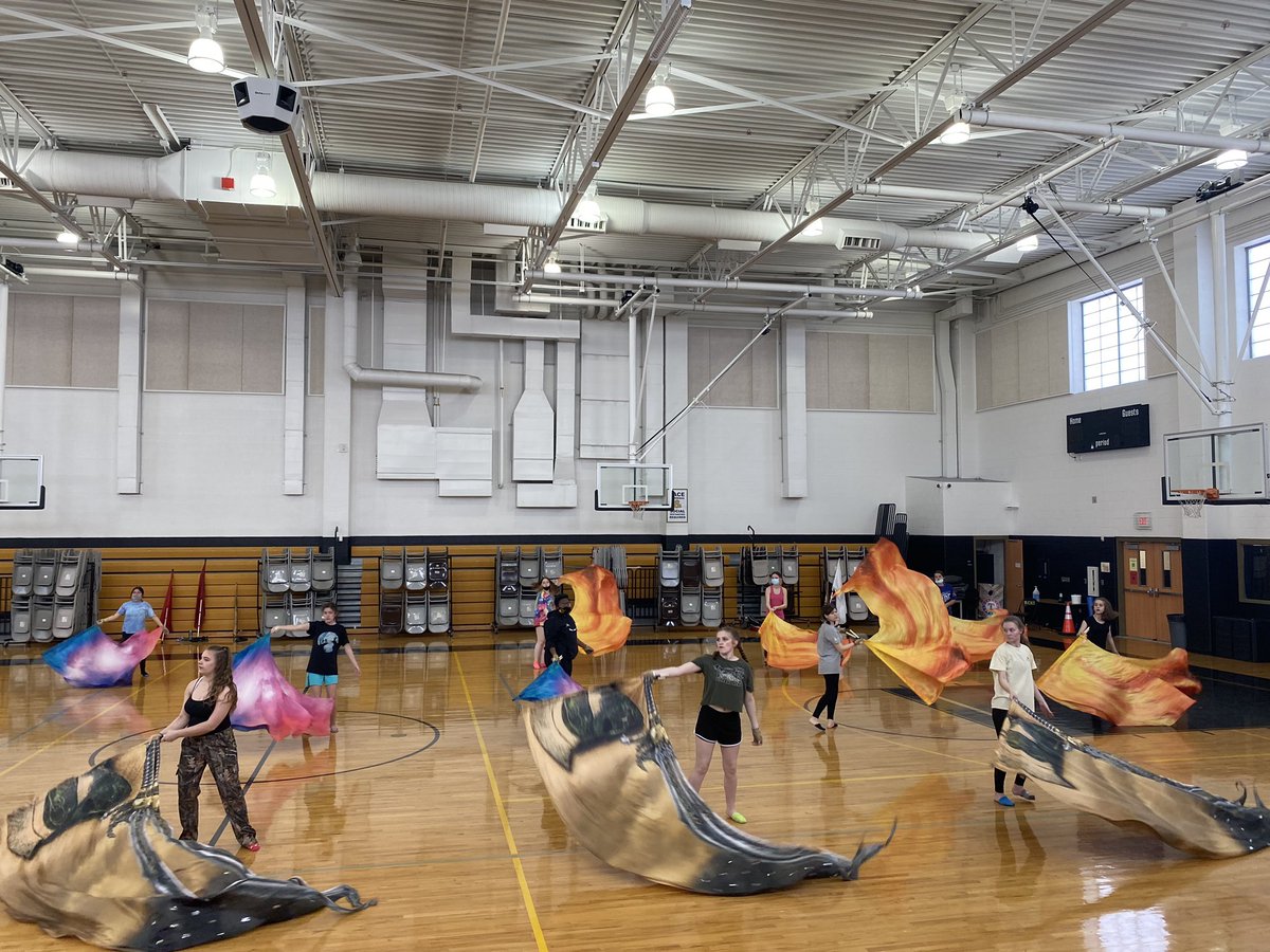 Guard Camp was great with all of our awesome guard members, Mr. Sperling, and Ms. Christensen.  What a great 3 days to start off the season!!  Have a great summer!