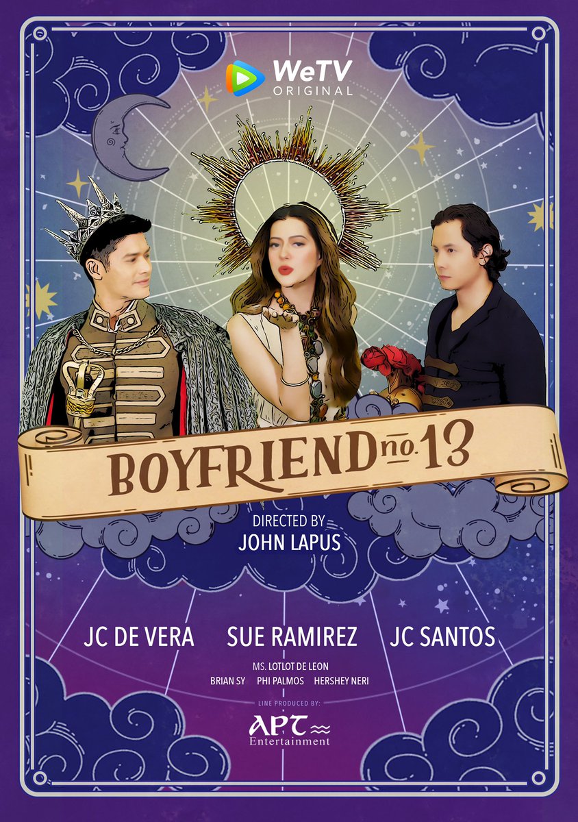 boyfriendno13's tweet photo. Tatlong buhay na itinakdang magtagpo, sinong magsasama sa dulo?

Certified #MalasSaTrese o #SwerteSaTrese nga ba si Kim? 🔮 Sabay-sabay din nating alamin kung sino between Bob and Don ang #BoyfriendNo13!

@sueanna_dodd
@qaloyJCsantos 
@akosijcdeberat 

#BF13OnWeTV https://t.co/FlnQY8cKjF