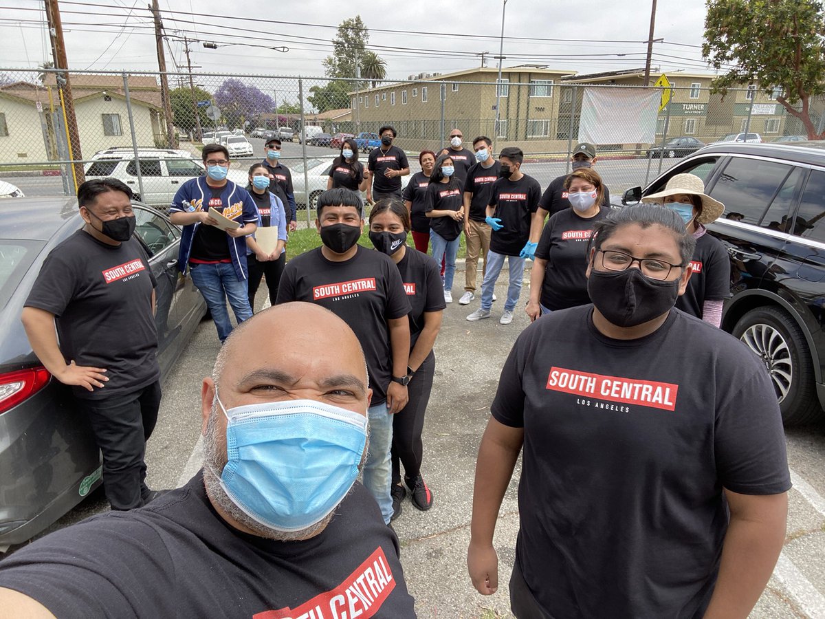 JustEdLA's tweet image. Just Ed getting folks to vaccinate in SCLA...