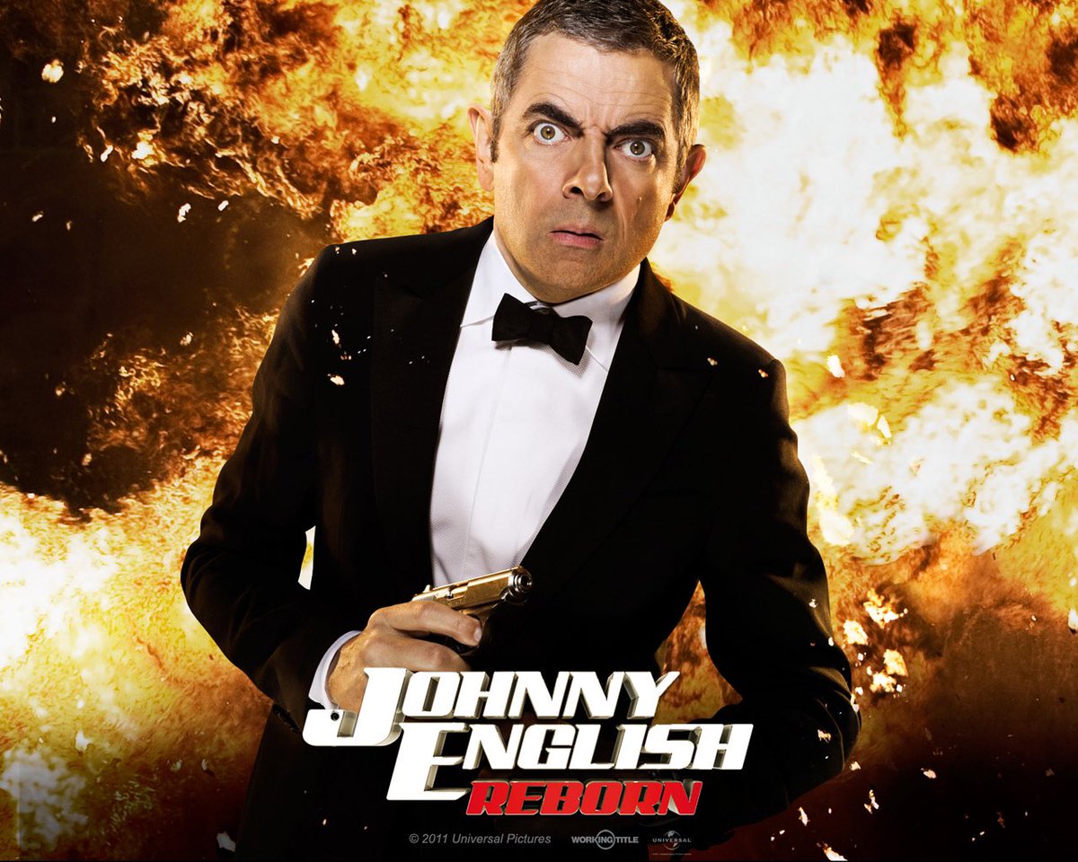 Paynuspain's tweet photo. Hate how Mr Bean is desperately trying to copy James Bond, it’s embarrassing. Don’t steal from one of the icons of cinema. https://t.co/buBnIg9Lag