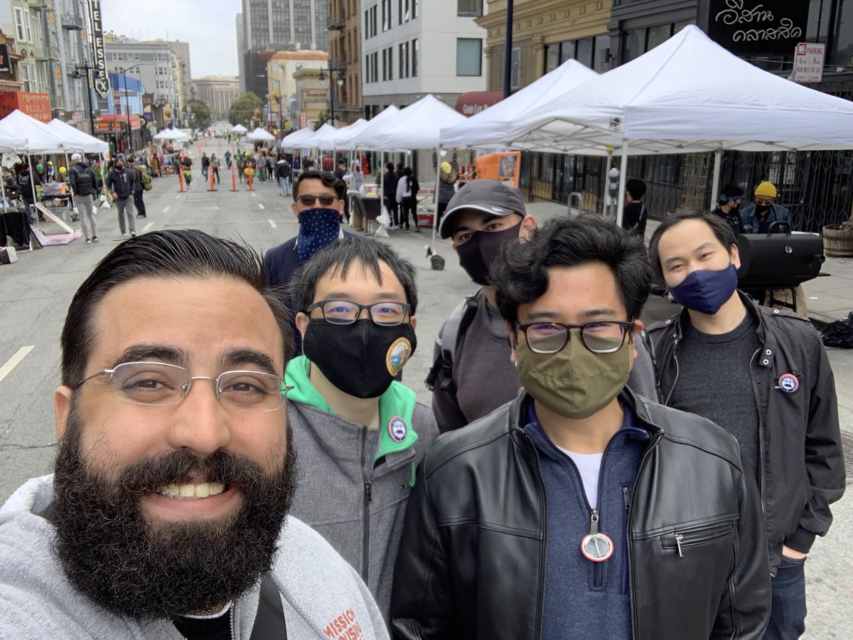 Bobakkabob37's tweet photo. From there, we met up with my fellow @uniteddemclubsf members and began our final “neighborhood hangout” series in the Tenderloin to celebrate #SmallBizChallenge and #APAHeritageMonth 

@chasellee @MickDelRosario @bilalmahmood @DerekInSF @B_Quizzle and myself kicked it off! https://t.co/QpfzRBCBb5