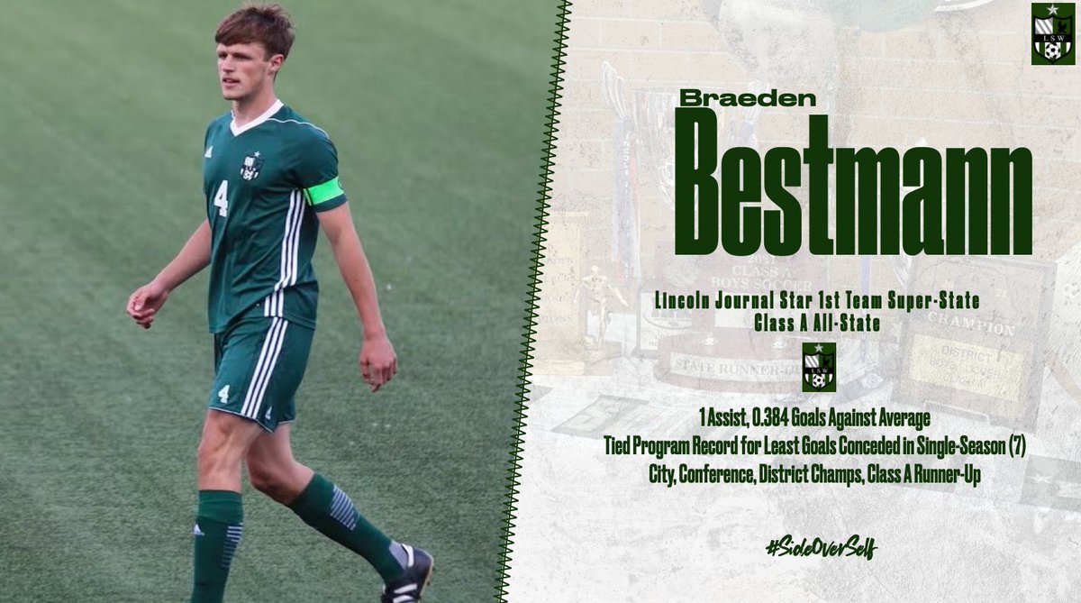 The LSW Boys Soccer Program would like to congratulate <a href="/BraedenBestmann/">Braeden Bestmann</a> on being recognized as one of <a href="/PrepExtra/">LJS Prep Extra</a>'s 2021 Boys Soccer 1st Team Super-State Selections! Well done Braeden! ⚽️👏 journalstar.com/sports/high-sc…
