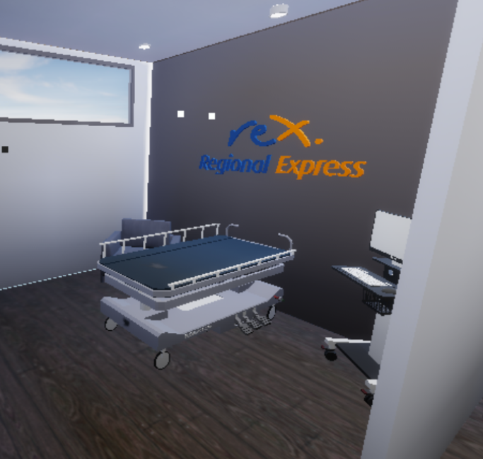 REXRegional's tweet photo. New first aid room @ Wagga Wagga. What do you think? Shout-out to @PloverRblx for their amazing tech. https://t.co/WJ8oAgCX7k