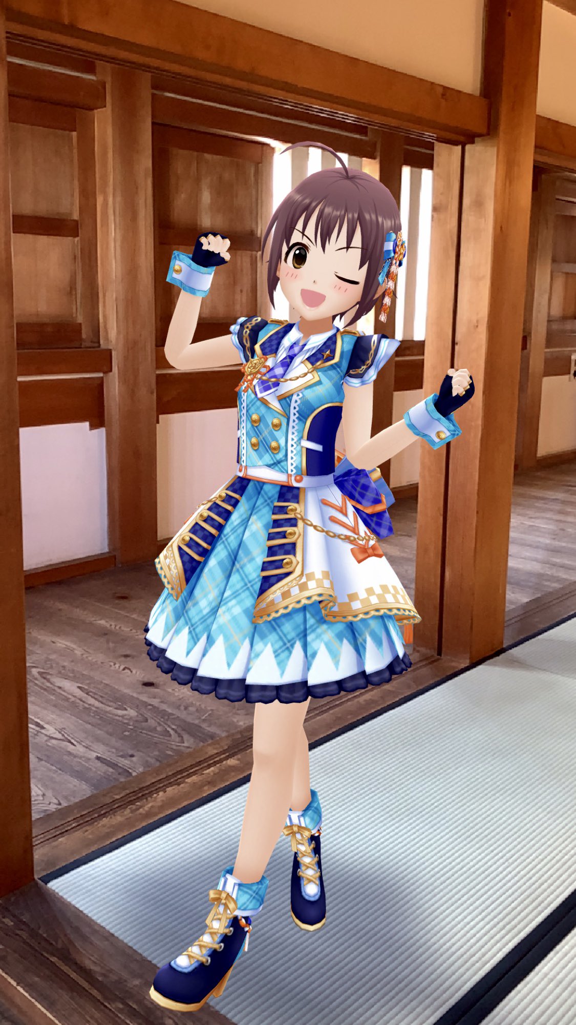 Daison デレステar 脇山珠美 新規取得衣装撮り下ろしシリーズ 誠の花道 脇山さんもうちでは初のssr衣装 これで可惜夜月3名とセンゴク 華 ランブ4名のssrが取得できました 真剣 一閃の方でないと並んだ時に一人浮くのは否めませんが T Co