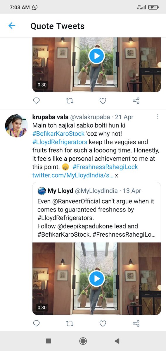 2511_swati's tweet image. This tweet of #LloydRefrigerator has 168 QT, mostly qts are PR. This happen when u spend money on fake actor, charsi bollywood,u need to do PR, as it&apos;s clear no common people is happy with ur product.
#BoycottBollywood