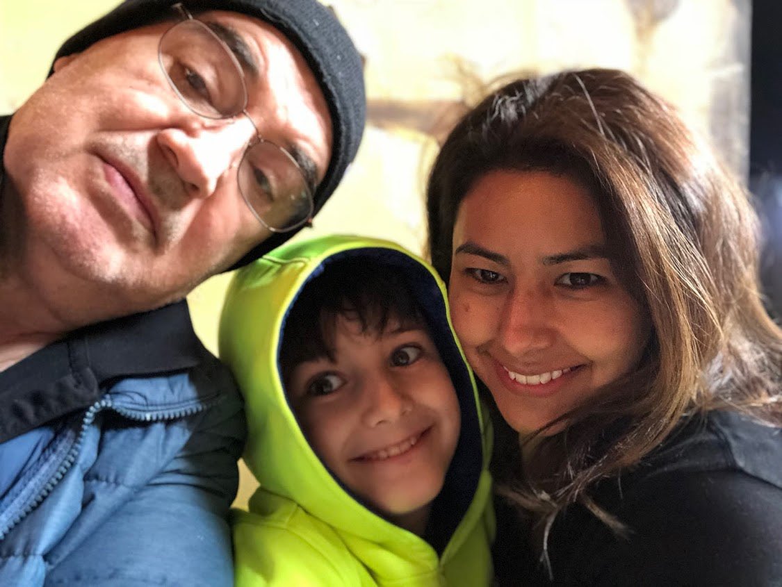 My father has passed away and this is much tougher than I expected. This is a pic I found of him with my stepmom and little brother.