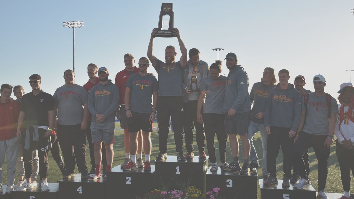 Pitt State Athletics π¦ (@pittstgorillas) on Twitter photo The Pitt State men equaled the program's best ever NCAA outdoor national finish in program history today (1999) as the Gorillas secured the national fourth place team trophy! <a href="/GorillasTrack/">Pitt State Track & Field</a> The Pitt State men equaled the program's best ever NCAA outdoor national finish in program history today (1999) as the Gorillas secured the national fourth place team trophy! <a href="/GorillasTrack/">Pitt State Track & Field</a>