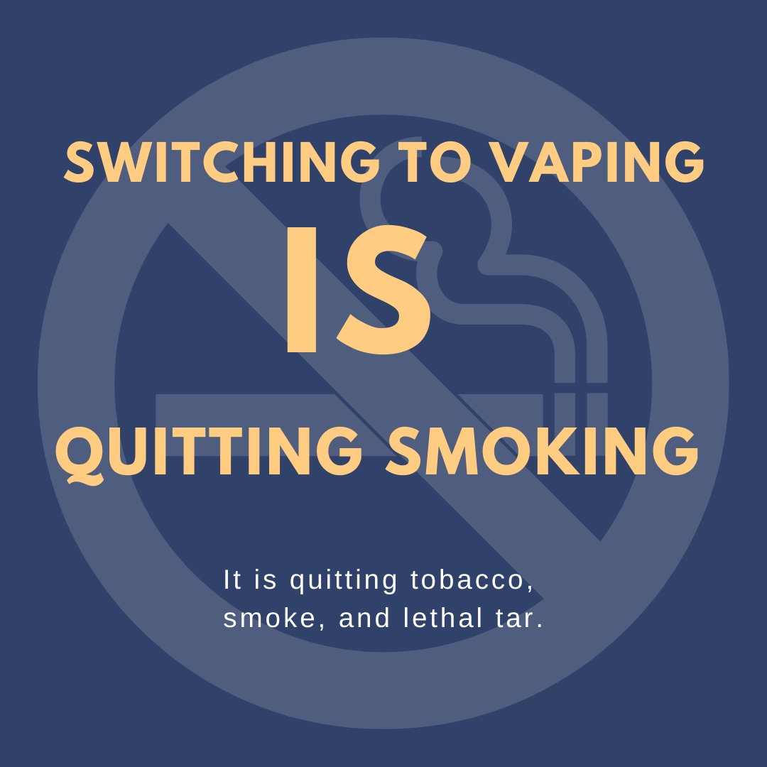 Whether Tobacco Control in the US or the <a href="/WHO/">World Health Organization (WHO)</a> want to believe it or not, switching to vaping IS quitting. If you switch to gum or lozenges without the intention of stopping those, TC and <a href="/WHO/">World Health Organization (WHO)</a> have no problem with that. Yet, switching to vaping isn't quitting?! 🤦🏼‍♂️🤷🏼‍♂️😩 #WVD21