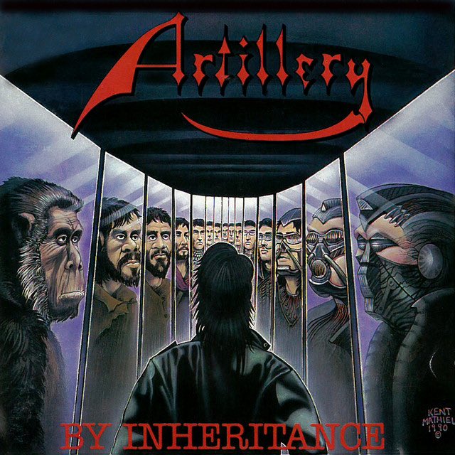 ThisDayInMETAL's tweet photo. May 29th 1990 #Artillery released the album “By Inheritance”
#Bombfood #Khomaniac #BackInTheTrash #ThrashMetal 

Did you know...
The band formed in June 1982 in Taastrup, Denmark by drummer Carsten Nielsen and guitarist Jørgen Sandau. https://t.co/ksYLnMJckv