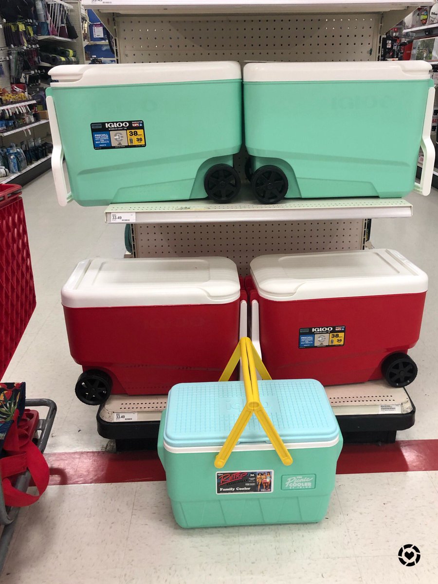 TSS_summer's tweet photo. My favorite mint igloo cooler is on sale (top) at Target for just $19.99 love the super cute mint color, size and wheels. Can’t wait for more beach days to use it! #liketkit #LTKsalealert #LTKSeasonal #LTKunder50
@liketoknow.it
https://t.co/ZSxdaCRm3i https://t.co/ggFBwlHTr5