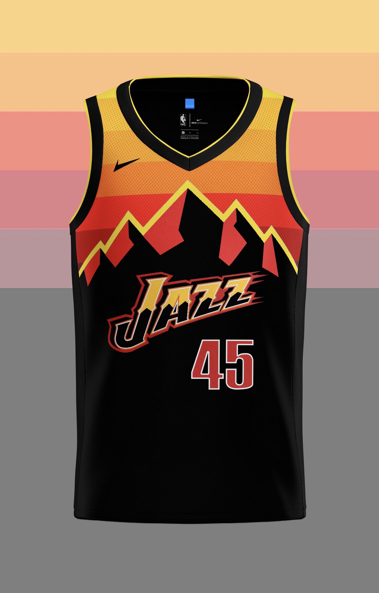 Utah Jazz Jersey Concepts. (Via Djossuppah Art) on twitter. : r
