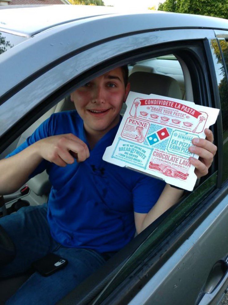 HHSWaterWars21's tweet photo. After coming home from picking up some dominos, Ethan is swarmed by Billabong Brigade. Ethan started taunting them but it immediately backfired when Alyssa got a shot in through his cracked window https://t.co/KsZJGtjnFG