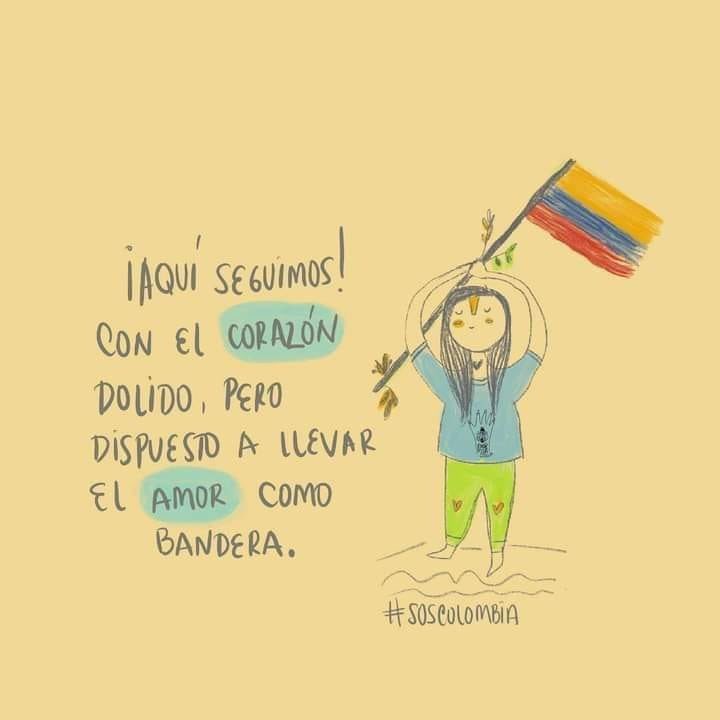 WenRamos09's tweet photo. Me duele el país y tengo un nudo en el pecho desde el 2 de octubre de 2016, pero ¡Aquí seguimos! Hasta que la dignidad se haga costumbre. 

¡Las calles son resistencia y serán la #Alternativa!🔥

#DuqueAsesino #ParoNacional29M #UribeAsesino #DuquePareLaMasacre 💔 https://t.co/ef78Nf2022