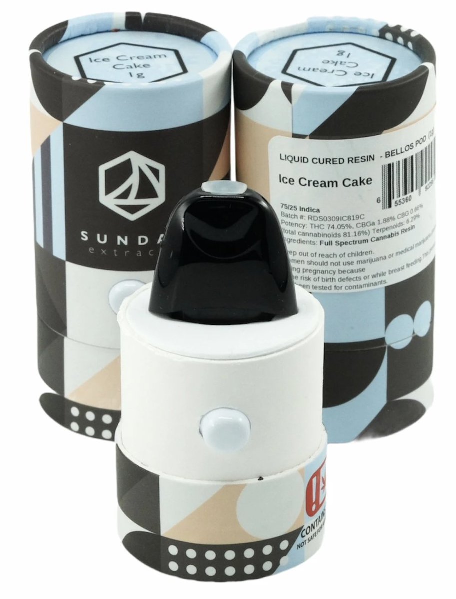 Spectromagix's tweet photo. I could only find two companies selling pre-filled Bellos pods, including Oklahoma-based #SundayExtracts selling few Bellos products in the medical market (They claim to license “Jupiter CCell Technology” making it very confusing where Jupiter ends and CCell begins :P ) https://t.co/NzVr9SegJG