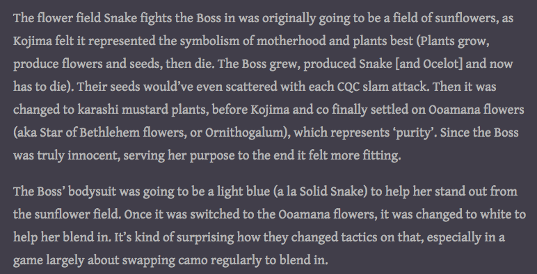 兵隊 This Change Was Made At The Request Of The Staff Kojima Didn T Know The Word Purity In The Language Of Ooamana Flowers And Was Surprised To Learn The Meaning