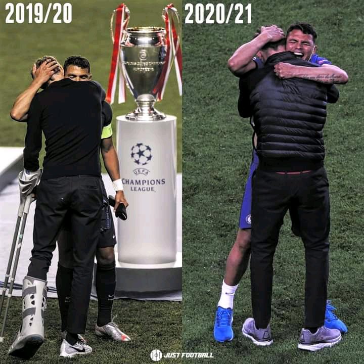 SMDopeHeads's tweet photo. PSG sacked Tuchel and didn’t give Thiago Silva a contract extension for both of them to win the Champions League together at Chelsea. That’s revenge. https://t.co/RgpWUK81uz