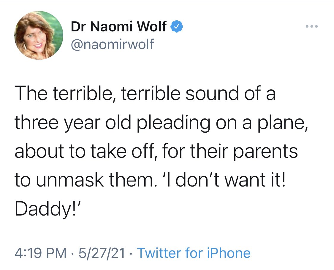 NicoleB_MD's tweet photo. As a pediatrician, I can tell you, 3 year olds are generally jerks. 

They don’t want anything their parents want. 

But as a parent, it’s our job to keep them safe. 

Oh, and I’m an ACTUAL medical doctor...trained in treating children. 

What is it Dr. Naomi Wolf does again 🤔 https://t.co/dfuTJehorT