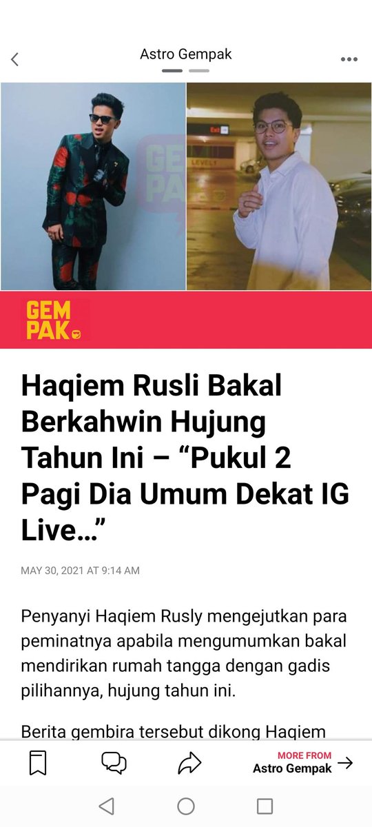 faz_eyyda's tweet photo. Tahniah Akem..Sis tak sedih tau.. Sis happy ni..Huarrrr 😭😭😭😭 😂😂😂😂 finally, penat la main sorok2 kan so now Pape pun tahniah Akem n bakal isteri. ❤️❤️ Sis bangga dengan kamu..Smg bahagia kem..Slmt menempuh alam baru..Sis akn still support you, dunt worry❤️❤️
@HaqiemRusli https://t.co/pzvZxEn3nu