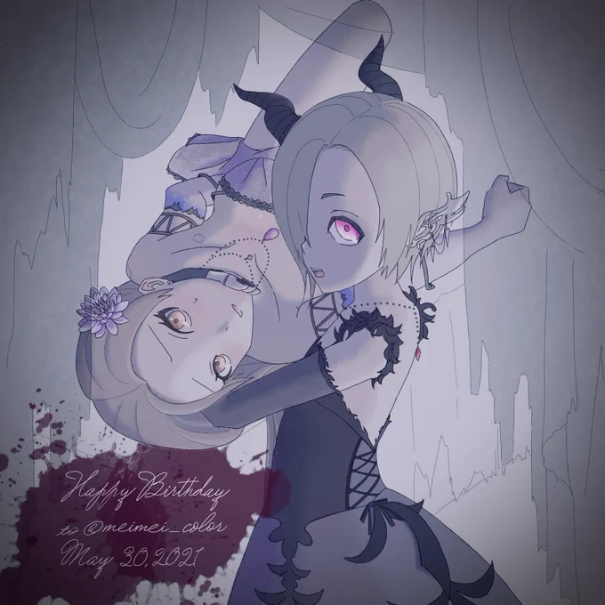 お誕生日イラストいただいた…😭😭
嬉しすぎるありがとうございます!!
2人の肌が密着してて興奮しました

※掲載許可いただきました! 