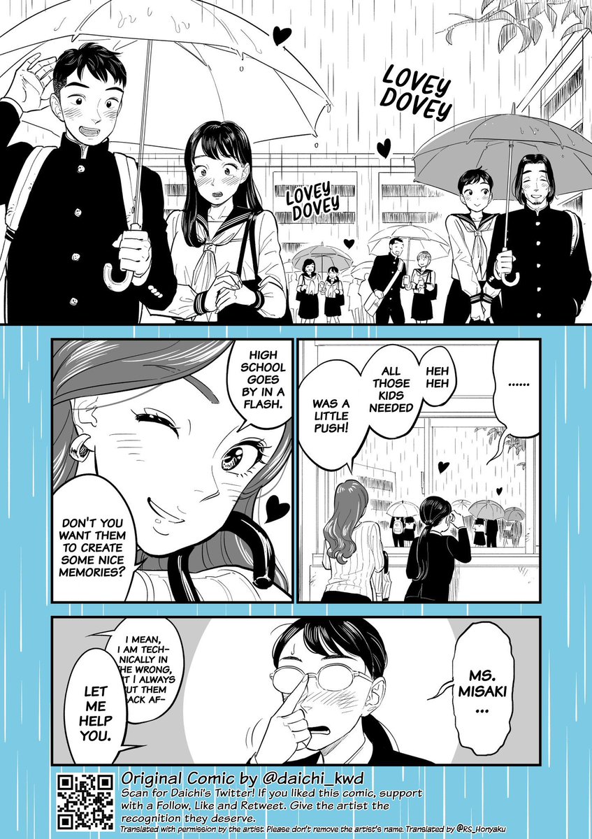 【The Case of the Missing Umbrellas】
Translated by @RS_honyaku 
#comic #manga #original 