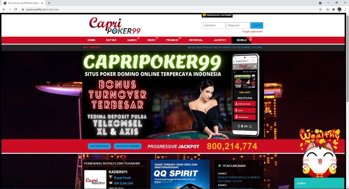 capri9911's tweet photo. Capripoker99 Sebagai Situs Judi poker Bank BRI Online 24 Jam Terbesar di indonesia, judi poker online 24 jam, judi poker online deposit 24 jam, situs judi poker online 24 jam, judi poker bri online 24 jam, judi poker bank bri online 24 jam
#bri #capripoker99 #GantiKetuaKPK https://t.co/no0vkV7Kxm