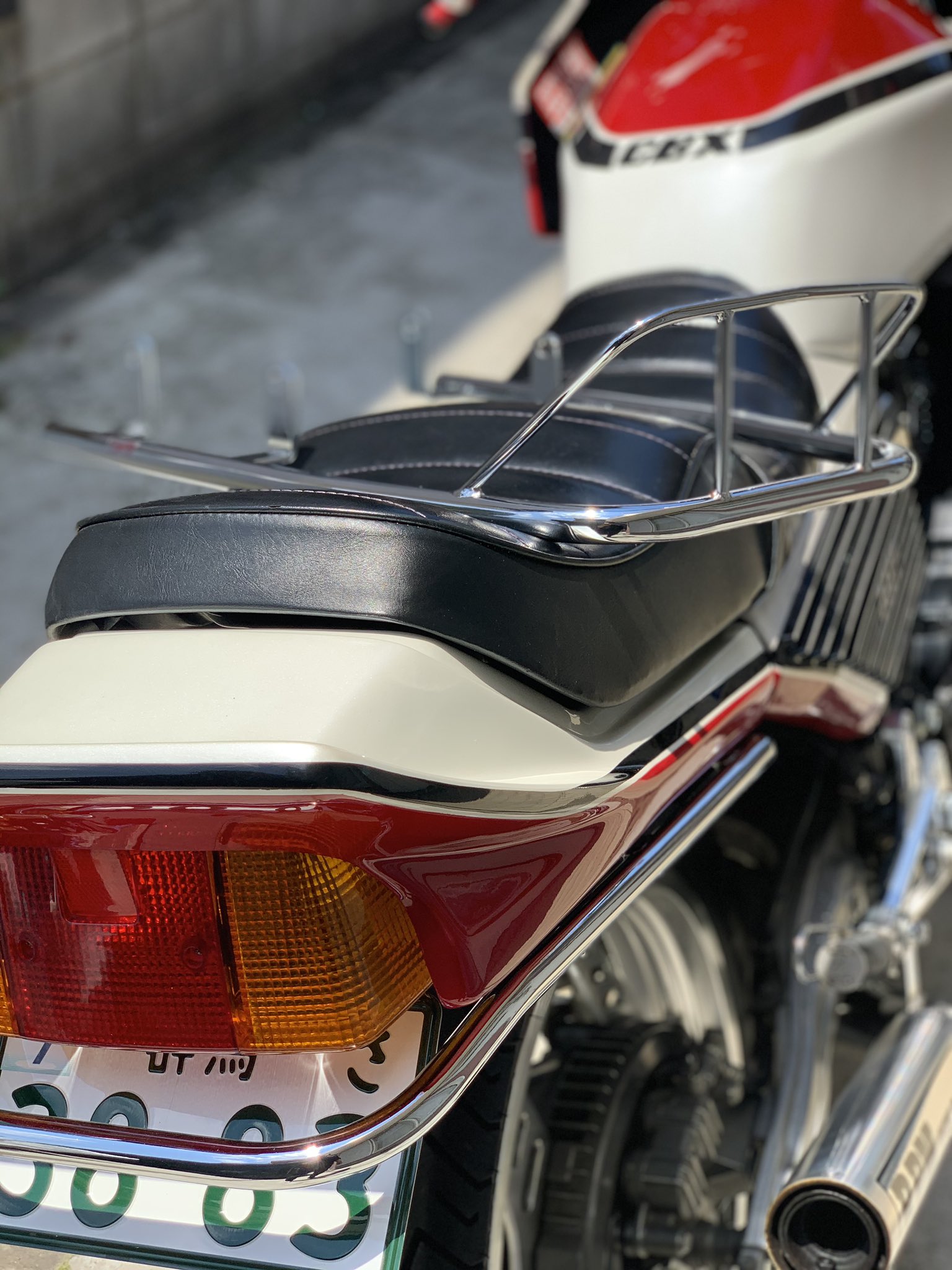 フラワープリント パステルロード スネークタンデム テールガード