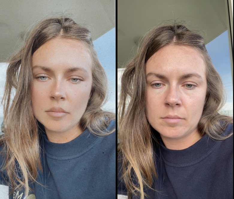 It’s pretty twisted that this filter added itself to my #Instagram after an app update. It’s probably added itself to a heap of teenage girls’ ones too. A perpetuation of editing and airbrushing, and so damaging to self-worth.