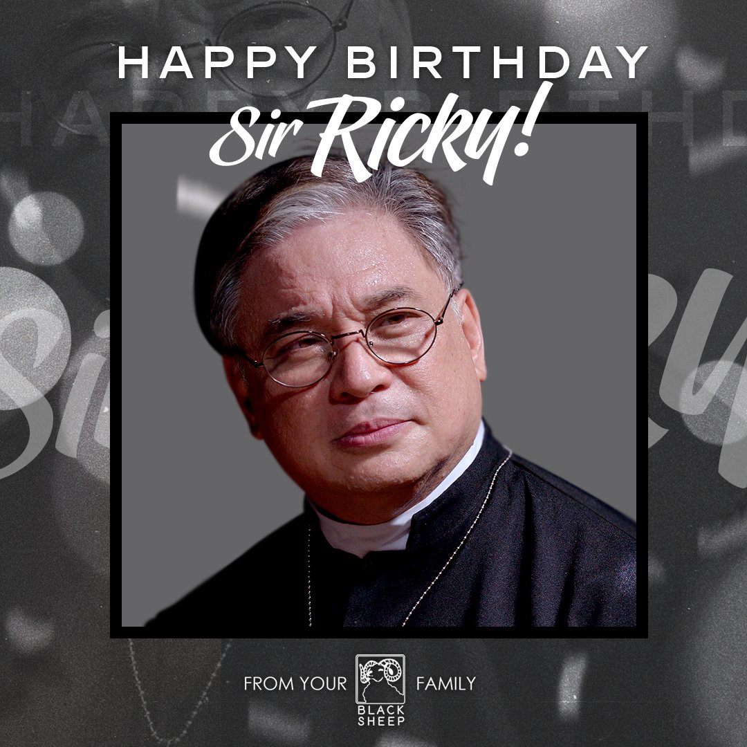 Happy birthday, Sir Ricky Davao!!! Sending all the love from your Black Sheep family!  