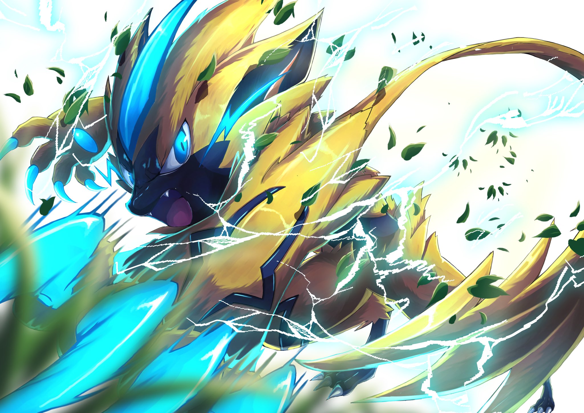 りりり イラスト ポケモンイラスト ゼラオラ 今回も結構頑張って描きました T Co Xribascgtj Twitter