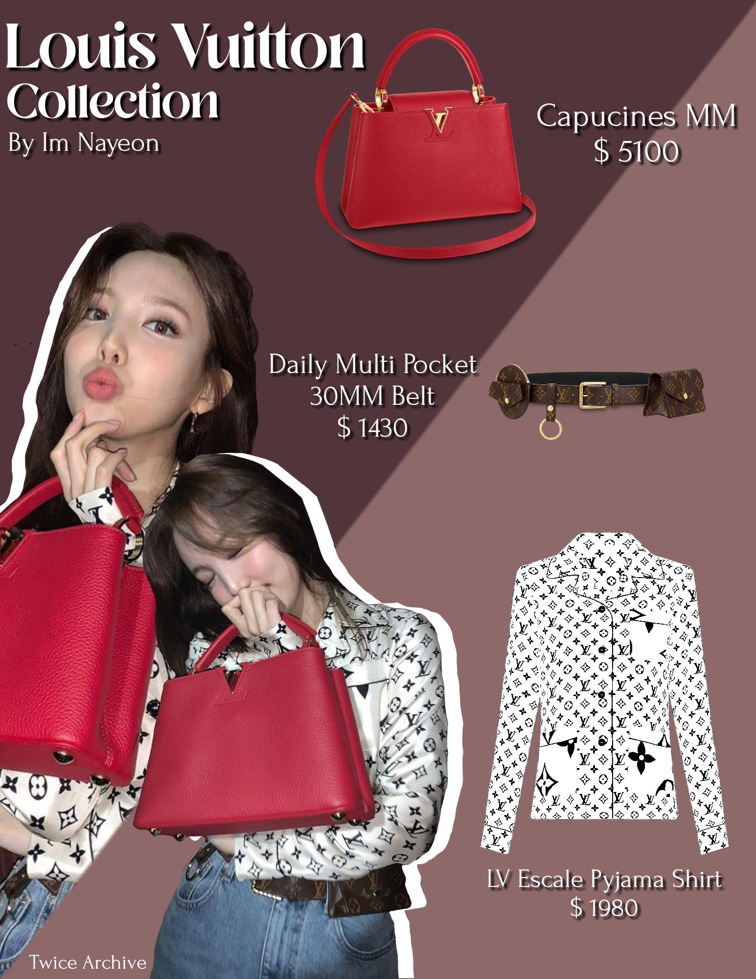 twice folder on X: #NAYEON X @LouisVuitton #SANA X @Prada @JYPETWICE  #TWICE  / X