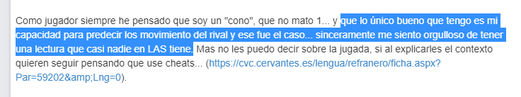 que tan egocentrico, levantao de raja teni que ser para decir lo siguiente