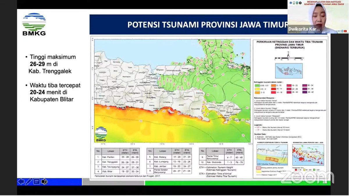 drgbenny's tweet photo. Ada potensi tsunami dan gempa besar di Jawa Timur. Tidak bermaksud menakut nakuti. Diharapkan semua pihak memiliki pemahaman dan pengetahuan kesiap siagaan dalam bencana https://t.co/KPszClRhoo