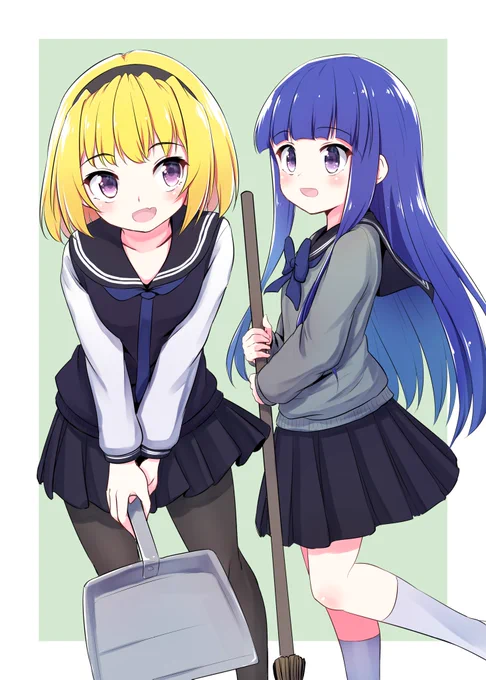 掃除の時間!
#ひぐらしのなく頃に業 