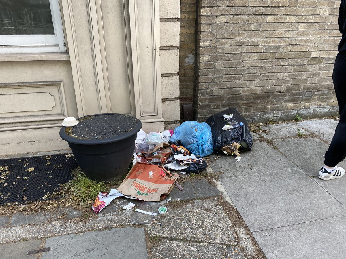 I walk daily via 87 Albany street and this rubbish bags have been here for at least 10 days <a href="/VeoliaUK/">Veolia | UK</a> <a href="/CamdenCouncil/">Camden Council</a>. No wonder there are rodents in London.