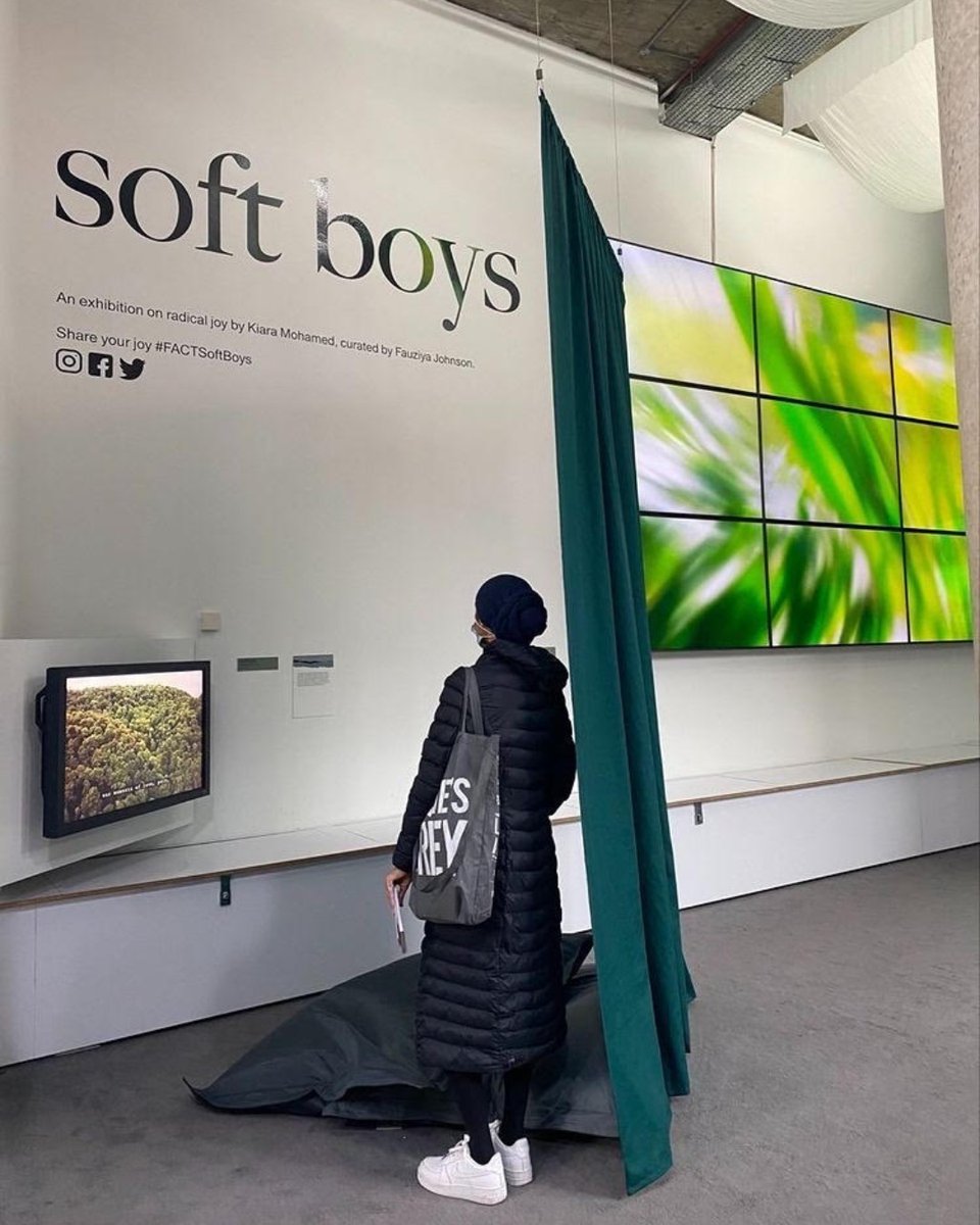 💭 There's no such thing as too many plants.. 🌱

Lush greens are key elements in our new foyer exhibition Soft Boys. Drop-in and discover films created by artist @KiaraMohamed1 in a soft space curated by @fauziyajohnson. 

Open 12:00 - 22:00, all bank holiday weekend ✨