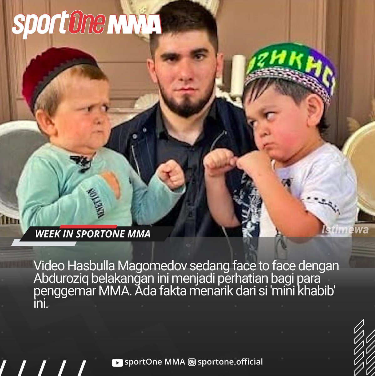 tvOneNews's tweet photo. Week in sportOne di minggu terakhir kali ini membahas berita mulai dari Kamaru Usman yang menilai Charles Oliveira belum selevel dengan Khabib sampai fakta unik dari Hasbulla Magomedov. Tonton videonya di Youtube sportOne! #sportOneMMA #WeekInsportOne https://t.co/htip4YMrpW