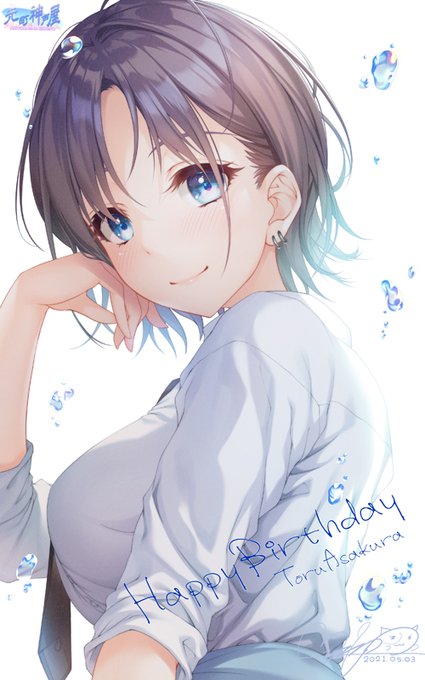 #今月描いた絵を晒そう #シャニマス #浅倉透 #田中摩美々 #ラブライブ #桜坂しずく #リゼロ #レム 