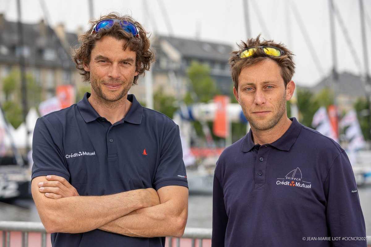⏱ C'est le Jour J ! 
A 16h, Ian et <a href="/gwenolegahinet/">Gwénolé Gahinet</a> prendront le départ de la <a href="/NormandyRace/">CIC Normandy Channel Race</a> ! Les Class40 quitteront le Bassin Saint-Pierre vers 11h30 pour rejoindre le plan d'eau 🌊 

Et pour suivre la course, rendez-vous ici ➡️ bit.ly/suivrelacourse
