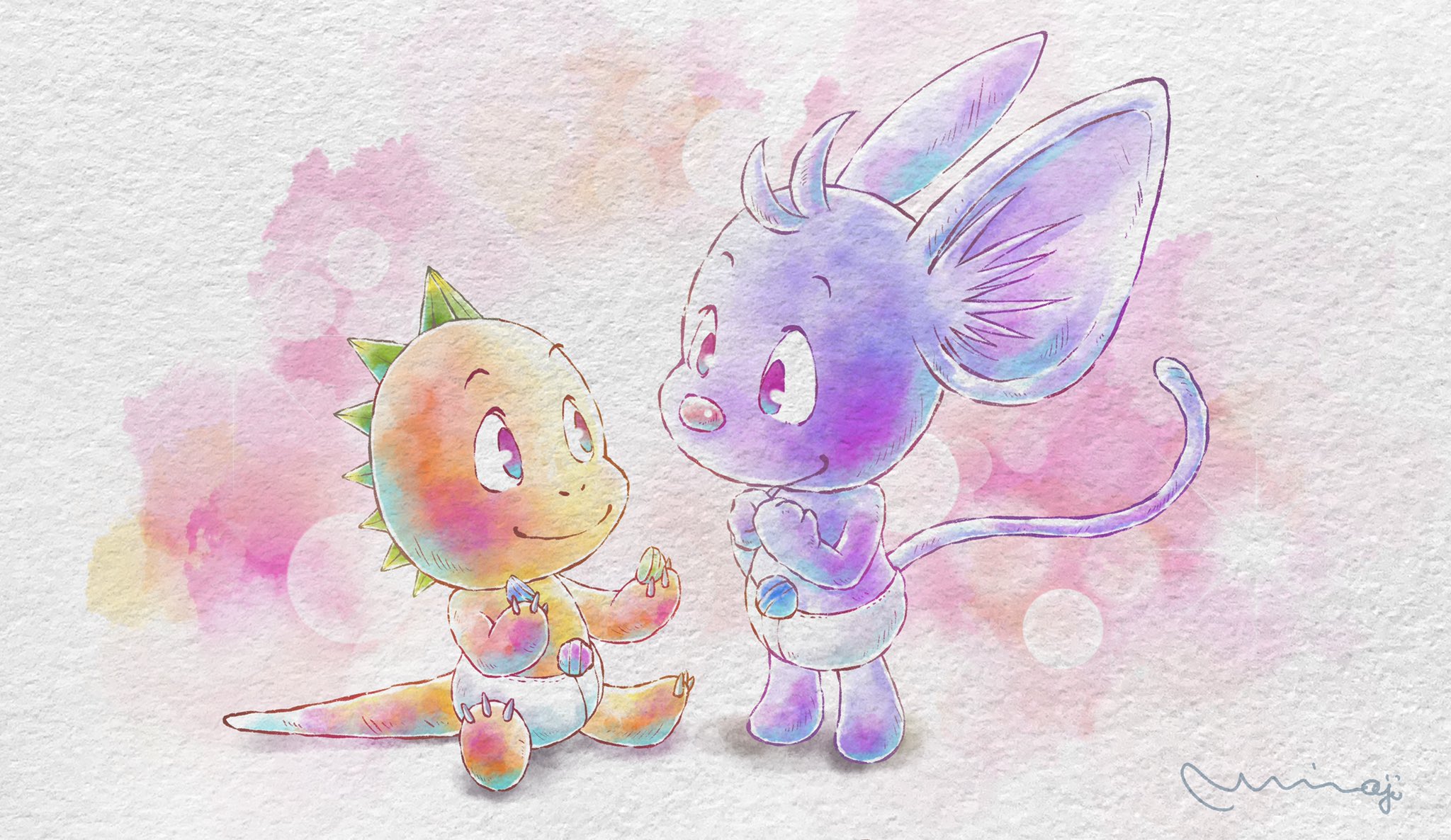 Miwaji 今日も絶好調 半分こ 僕らはなんでも半分こ 喜びも 悲しみも 全部二人で半分こ だから僕はきみの気持ちがわかるんだ だからきみも僕の気持ちがわかるんだ イラスト イラスト好きな人と繋がりたい 今月描いた絵を晒そう