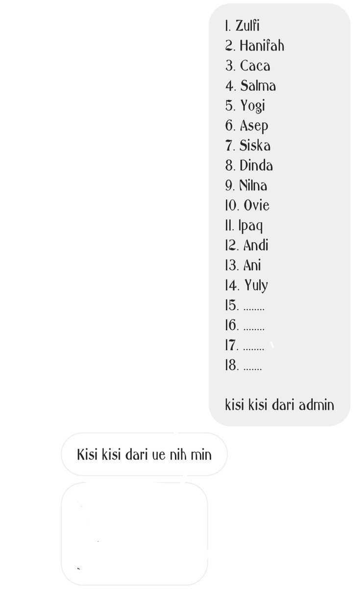 Halu51Thp's tweet photo. Bukan julid 51 kalau ga ngejulid, next ada 4 orang lagi di tahun ini
salah satu warga julid udh menjawab dengan betul. 

Tebak 4 orang itu siapa aja? https://t.co/f26LaOk9ut