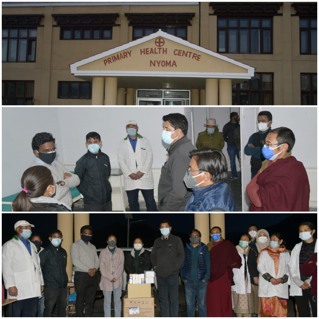 IsheyOfficial's tweet photo. The team lead by CEC &amp; DC Leh visited to the  #nyomaconstituency. We shared our grievances regarding  proper road connectivity, specially internet connection for online education in every villages. 
Team assured their full assistance in redressing the genuine concerns  soon. https://t.co/LAv1OCzUV7