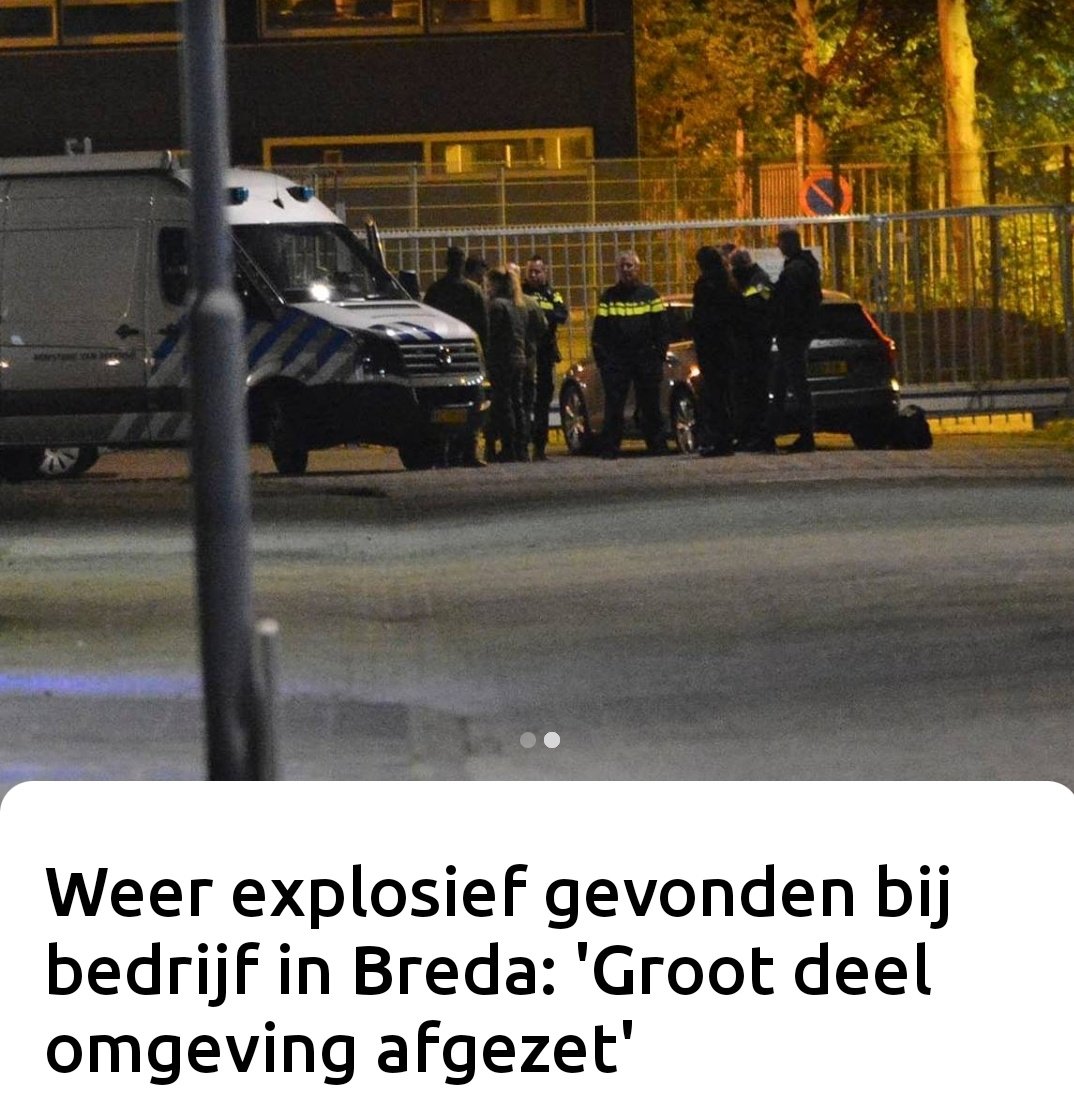 Alweer een handgranaat aangetroffen bij een bedrijf in #Breda.