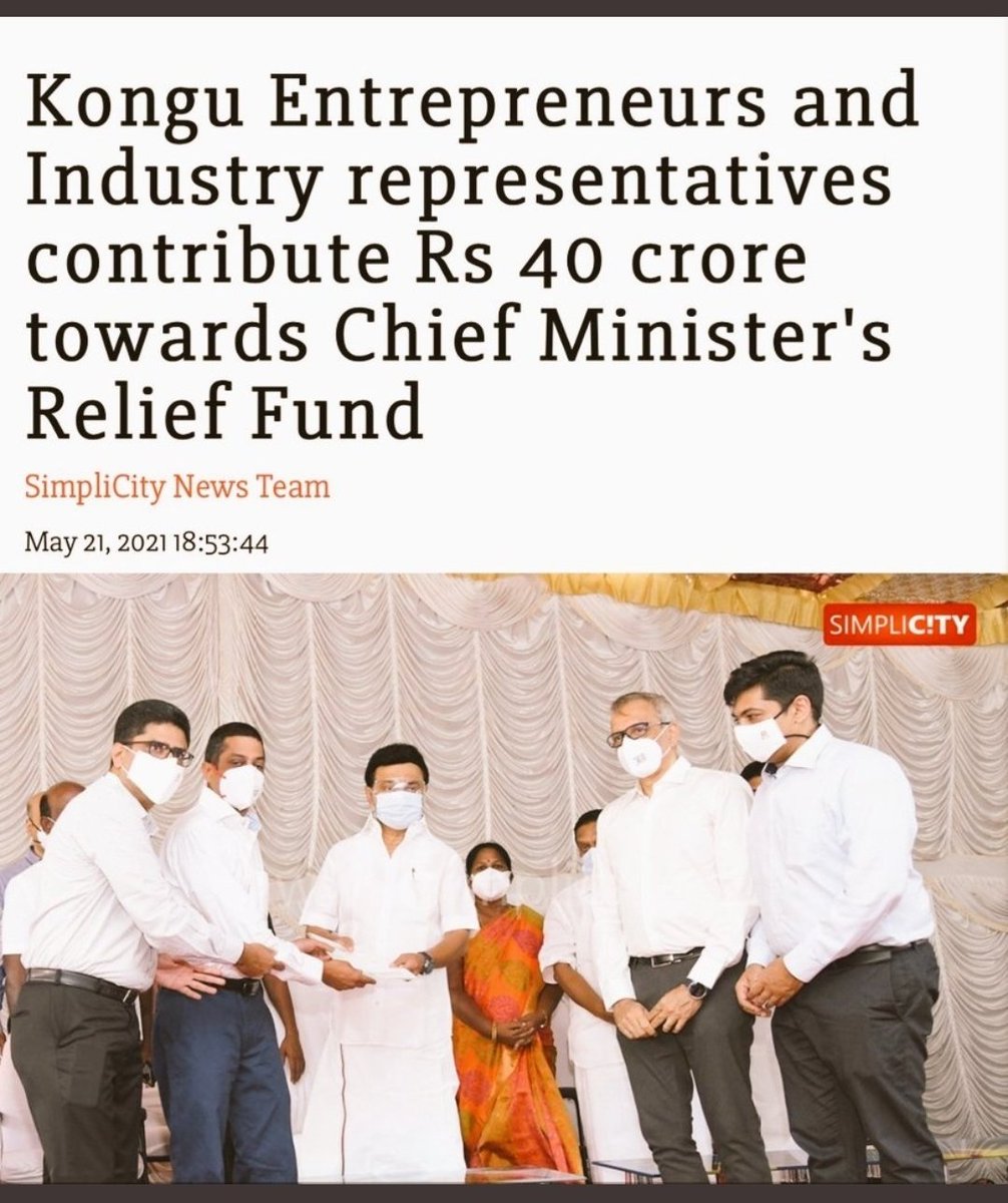 vpmpsmf's tweet photo. #FatherOfModernDiscrimination_Stalin
More than 50% of CM Covid Relief Fund s given by Coimbatore region people..
But our new vidiyel CM follows #ModernDiscrimination
#GoBackStalin https://t.co/37IBE353xa