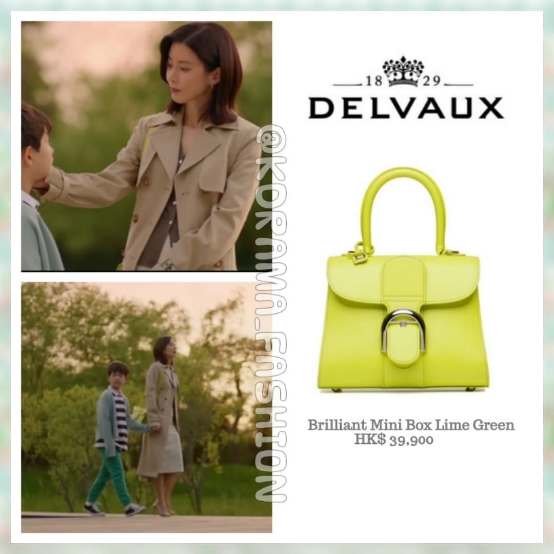 Kdrama_Fashion on X: Lee Bo-Young carried DELVAUX Brilliant Mini Box Lime  Green HK$ 39,900 in Mine Episode 7. #leeboyoung #이보영 #마인 #드라마패션 #mine  #minedrama #kdrama_fashion #DELVAUX #델보 #leeboyou