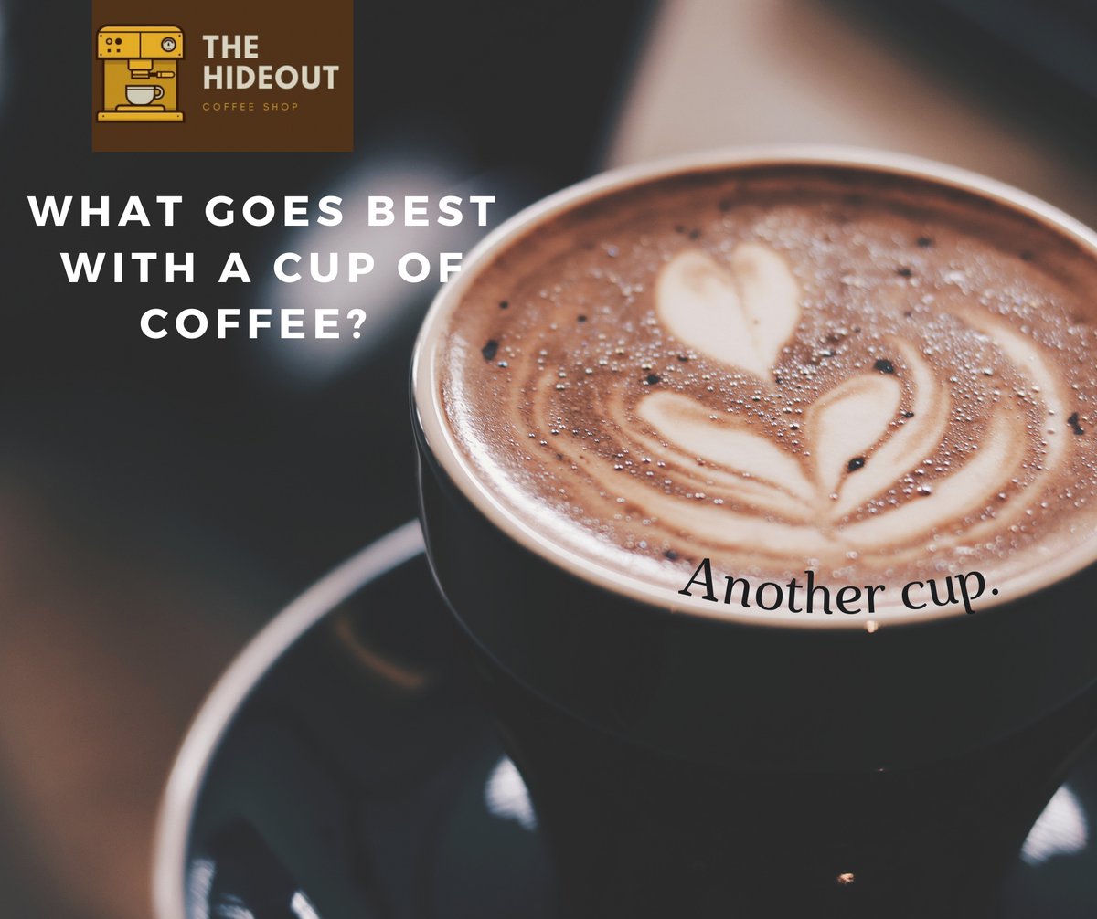 TheHideoutCS's tweet photo. I encourage you to invite someone out to a café to take a minute and may be blessed your time together.☕️⏰ Enjoy the secret behind a coffee - to have one more cup. Happy sipping!!❤️ DM us here or on FB(The Hideout) for more info.
#CoffeeShop #Coffee #shop #Aroma #Hideout https://t.co/bezWRlNg8j