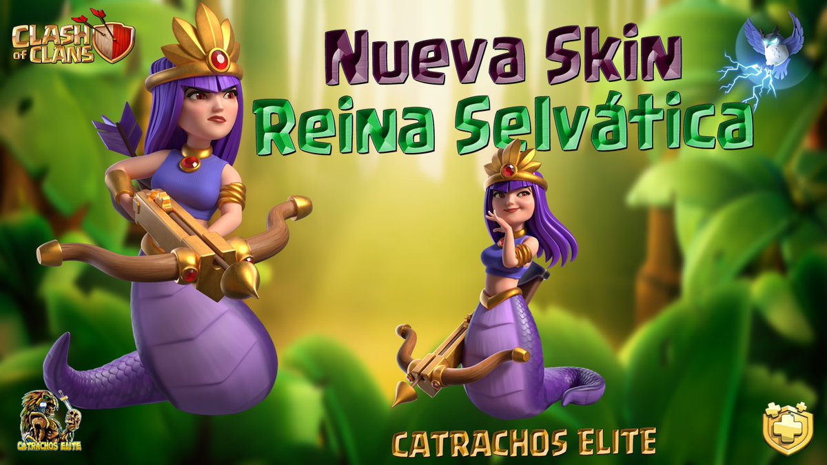 CATRACHOSELITE's tweet photo. Nueva Skin reina Selvática, Jungle Queen Coc
#CATRACHOSELITE https://t.co/jLwZAjKjj4