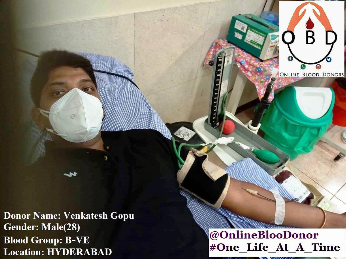 Mr_PUTTA's tweet image. Thank you so much Venkatesh Anna for donating blood for emergency delivery case..!! Your Support Means A Lot To Us

#Keep_Donating
#Keep_sharing
#OBD_Team 
@GLokesh02494121 @vijaykputta93 @bhanupr65334662 @imklish @OnlineBlooDonor 
#One_Life_At_A_Time