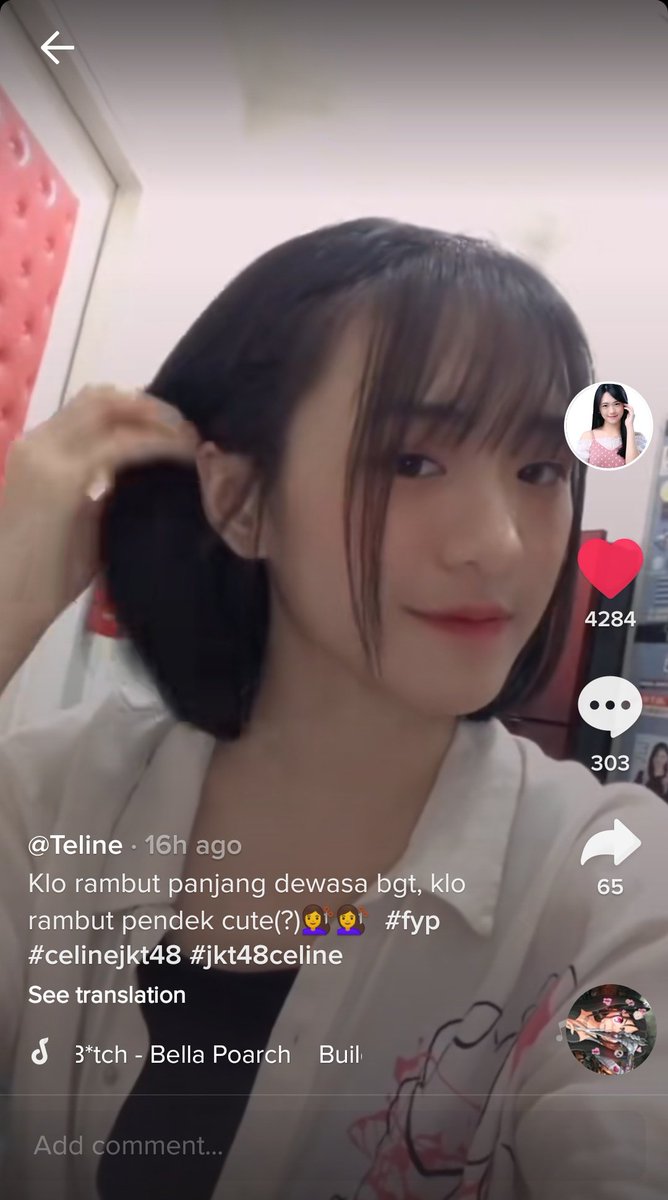 CelinesseWorld's tweet photo. Ada beberapa Tiktok baru dari @Celine_JKT48 😊💕
(1)
Cinderceline 🤔
#MiBand5 #XiaomiIndonesia
Link: https://t.co/27bV7xIvgi
(2)
Telin rambut pendek ❤️
Link: https://t.co/m8yVgiefTM
(3)
#SnMangaT 🍑
#TunasDiBalikSeragamJKT48NewEra
#FirstSprout
Link: https://t.co/OrySFL2BGk https://t.co/qGpUHKrU3X