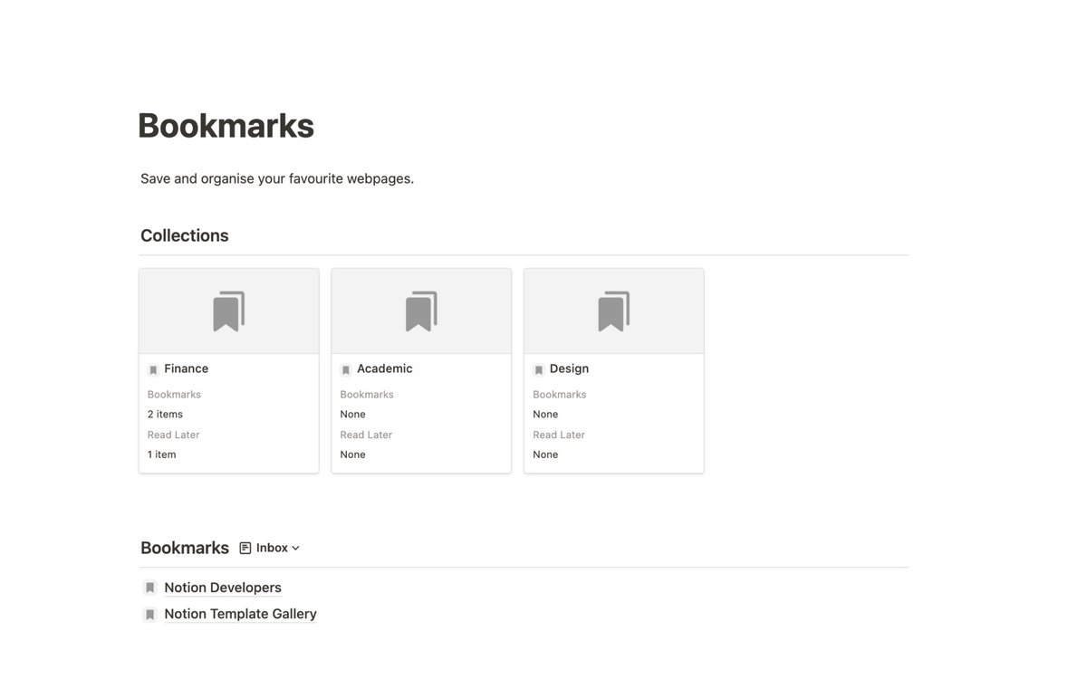 I’m sending out the first beta version of my <a href="/NotionHQ/">Notion</a> Bookmarks today.

Want to join the waiting list? Retweet this tweet.
